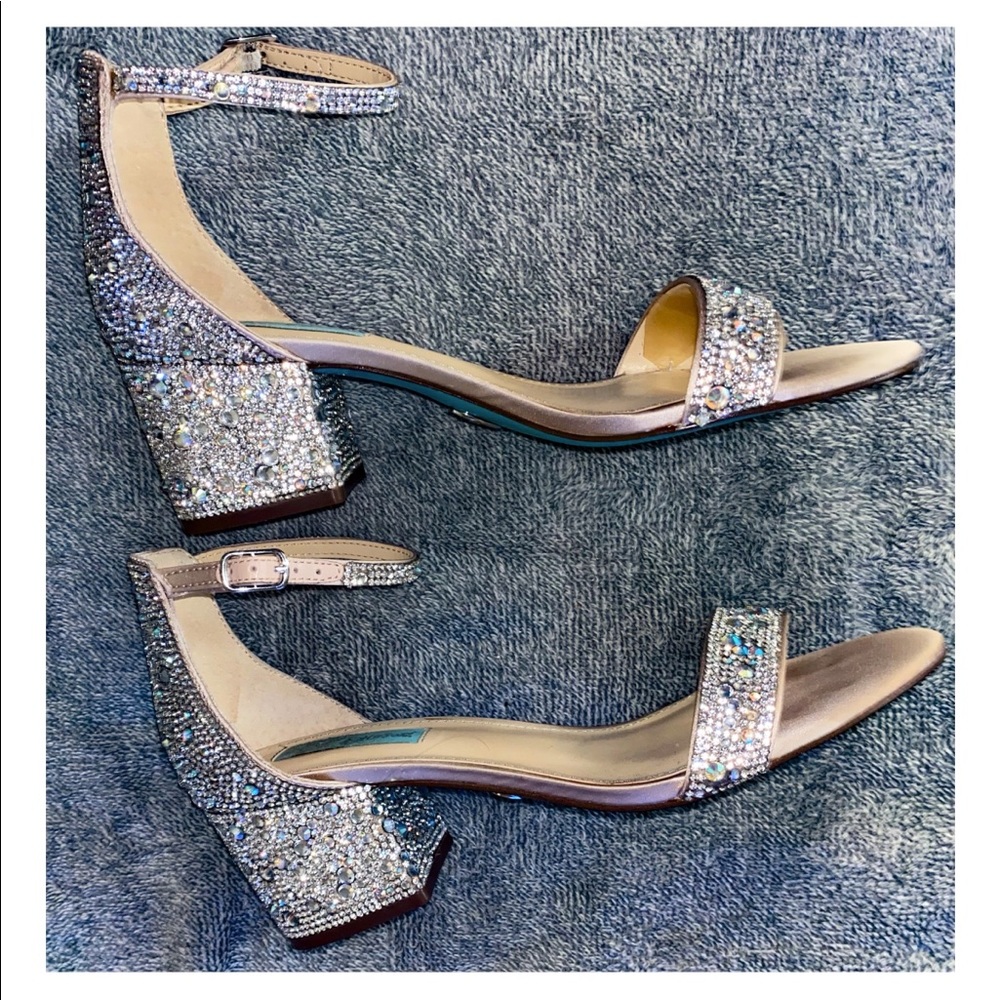 Betsy Johnson Rhinestone Heels